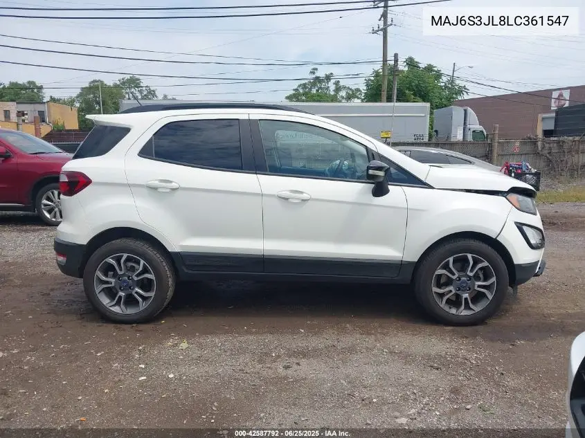 2020 Ford Ecosport Ses VIN: MAJ6S3JL8LC361547 Lot: 42587792