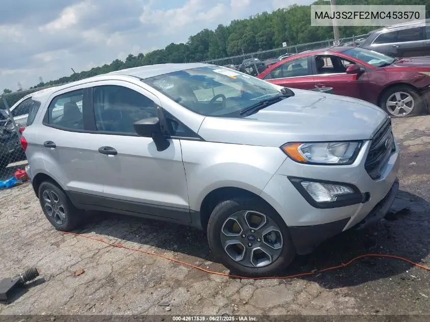 2021 Ford Ecosport S VIN: MAJ3S2FE2MC453570 Lot: 42617539
