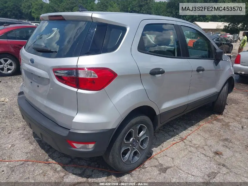 2021 Ford Ecosport S VIN: MAJ3S2FE2MC453570 Lot: 42617539
