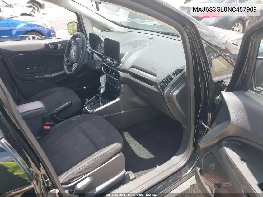 2022 Ford Ecosport Se VIN: MAJ6S3GL0NC457909 Lot: 42568074