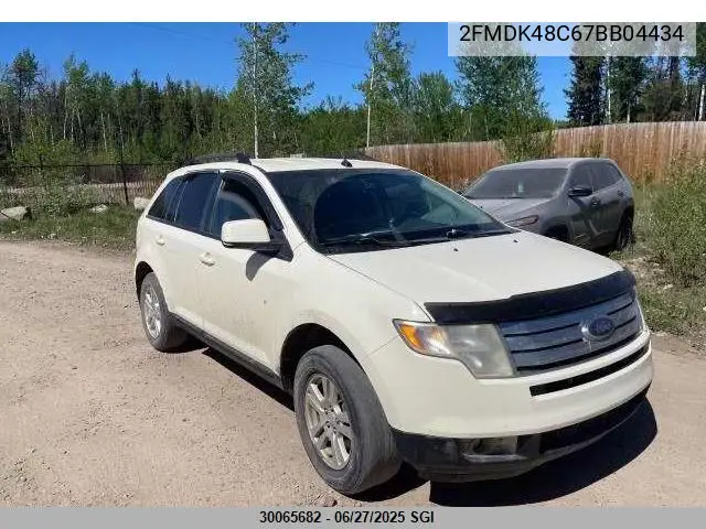 2007 Ford Edge Sel VIN: 2FMDK48C67BB04434 Lot: 30065682