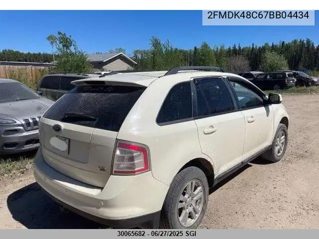 2007 Ford Edge Sel VIN: 2FMDK48C67BB04434 Lot: 30065682