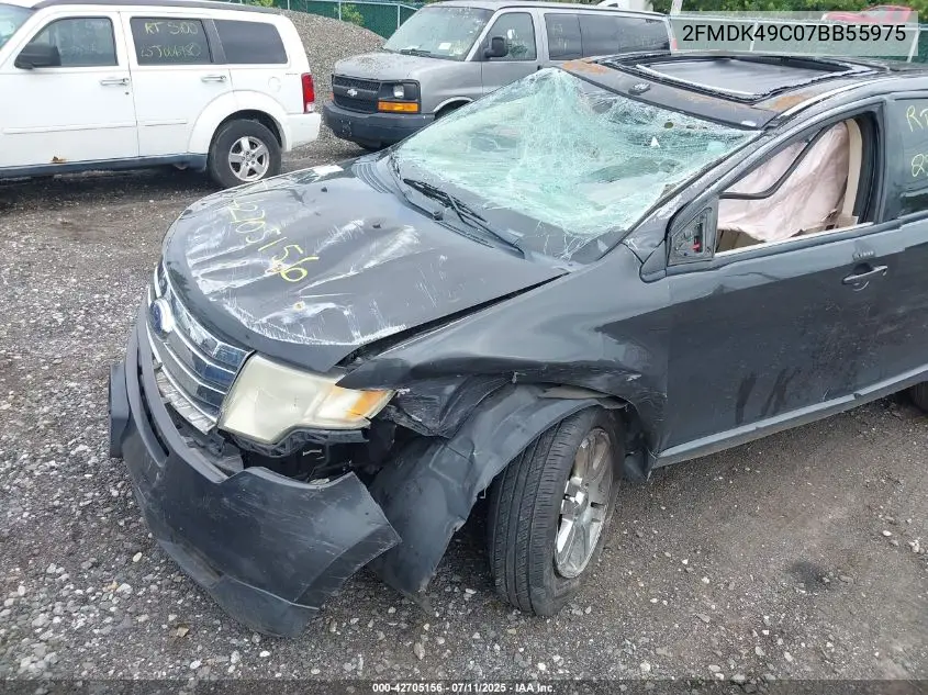 2007 Ford Edge Sel Plus VIN: 2FMDK49C07BB55975 Lot: 42705156