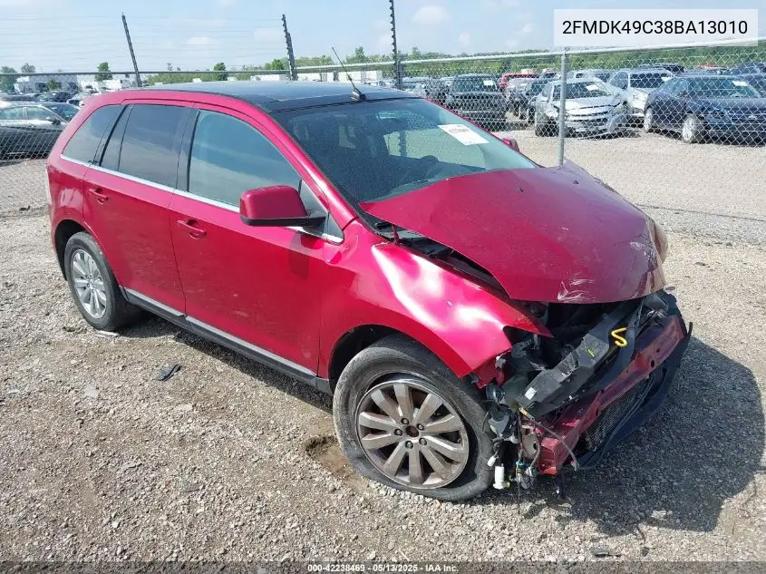 2008 Ford Edge Limited VIN: 2FMDK49C38BA13010 Lot: 42238469