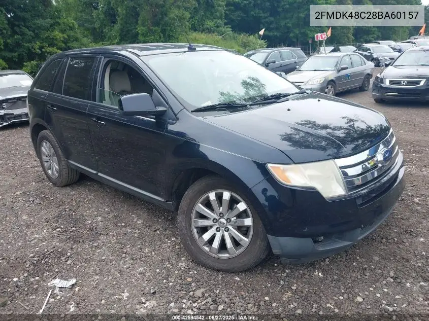 2008 Ford Edge Sel VIN: 2FMDK48C28BA60157 Lot: 42594542