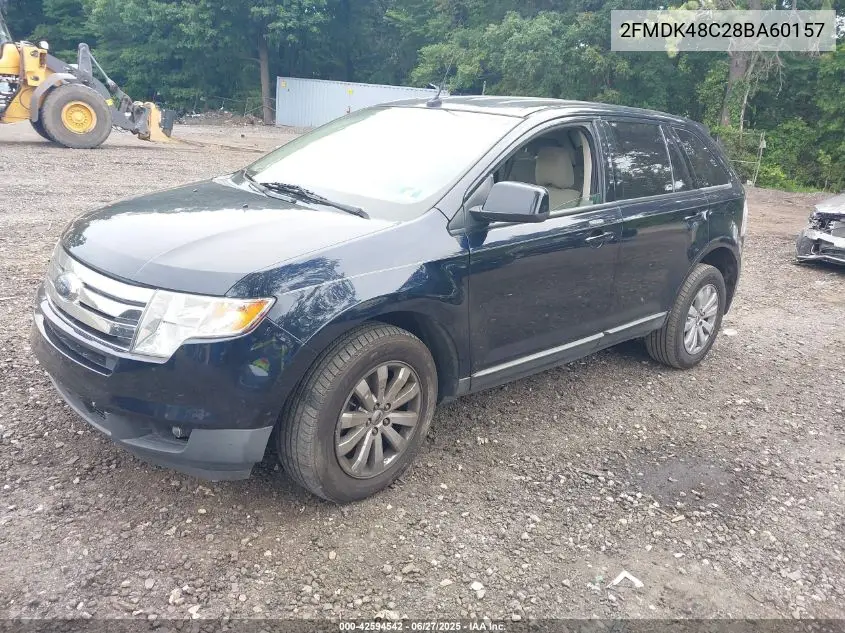 2008 Ford Edge Sel VIN: 2FMDK48C28BA60157 Lot: 42594542