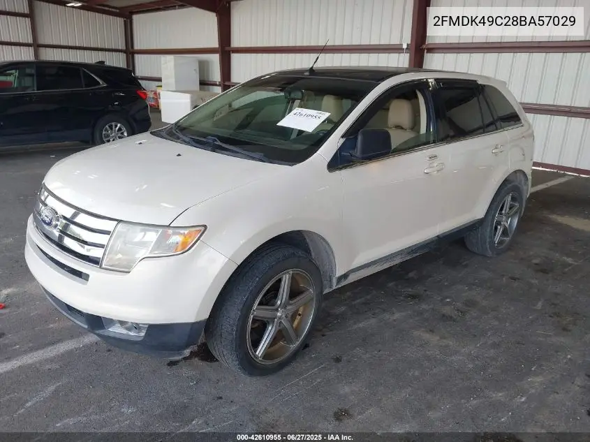2008 Ford Edge Limited VIN: 2FMDK49C28BA57029 Lot: 42610955