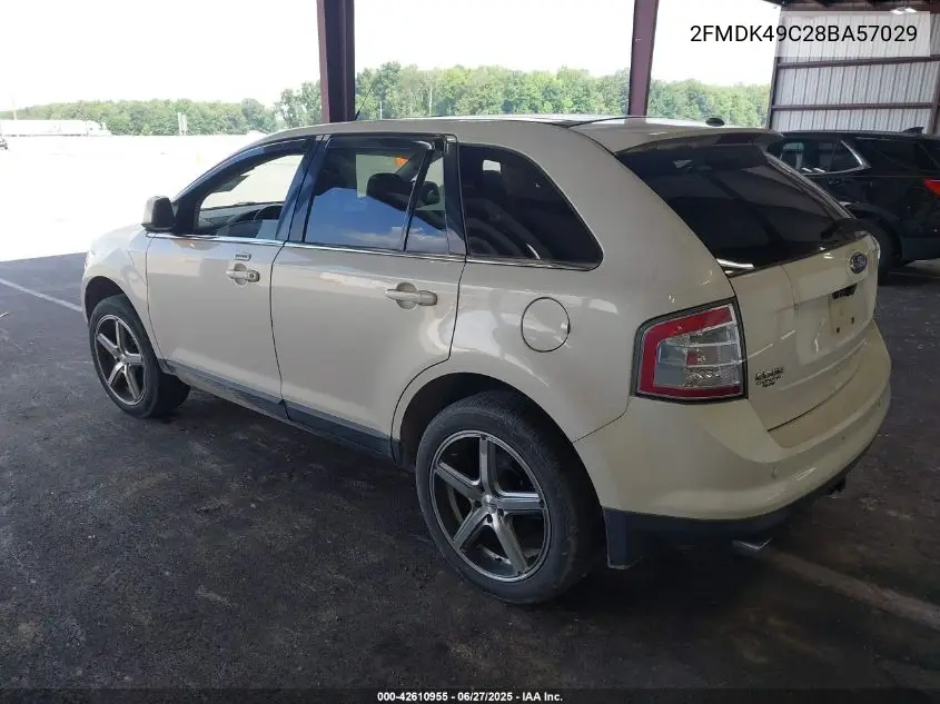 2008 Ford Edge Limited VIN: 2FMDK49C28BA57029 Lot: 42610955