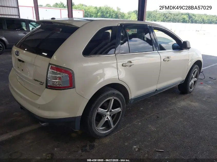 2008 Ford Edge Limited VIN: 2FMDK49C28BA57029 Lot: 42610955