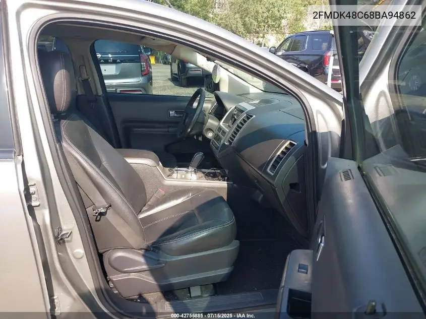 2008 Ford Edge Sel VIN: 2FMDK48C68BA94862 Lot: 42755885