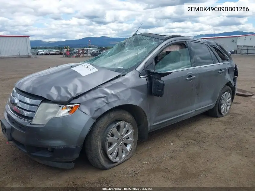 2009 Ford Edge Limited VIN: 2FMDK49C09BB01286 Lot: 42578252