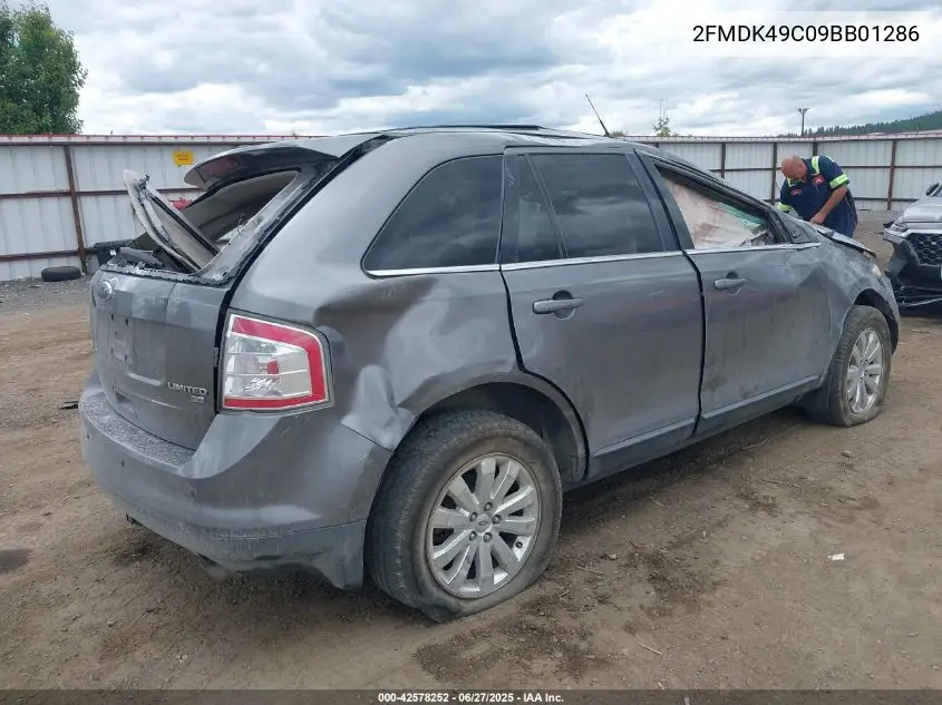 2009 Ford Edge Limited VIN: 2FMDK49C09BB01286 Lot: 42578252