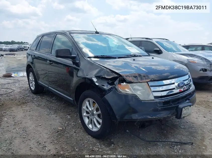 2009 Ford Edge Sel VIN: 2FMDK38C19BA73011 Lot: 42612253