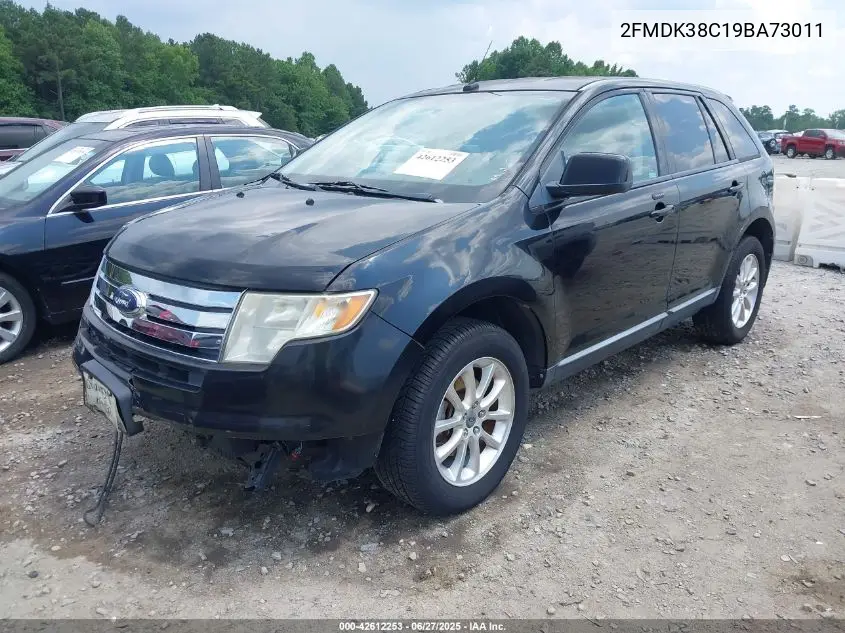 2009 Ford Edge Sel VIN: 2FMDK38C19BA73011 Lot: 42612253