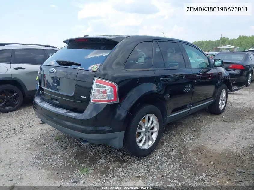2009 Ford Edge Sel VIN: 2FMDK38C19BA73011 Lot: 42612253