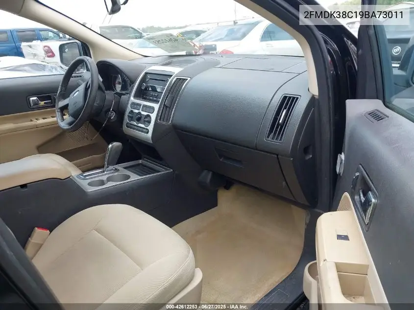 2009 Ford Edge Sel VIN: 2FMDK38C19BA73011 Lot: 42612253