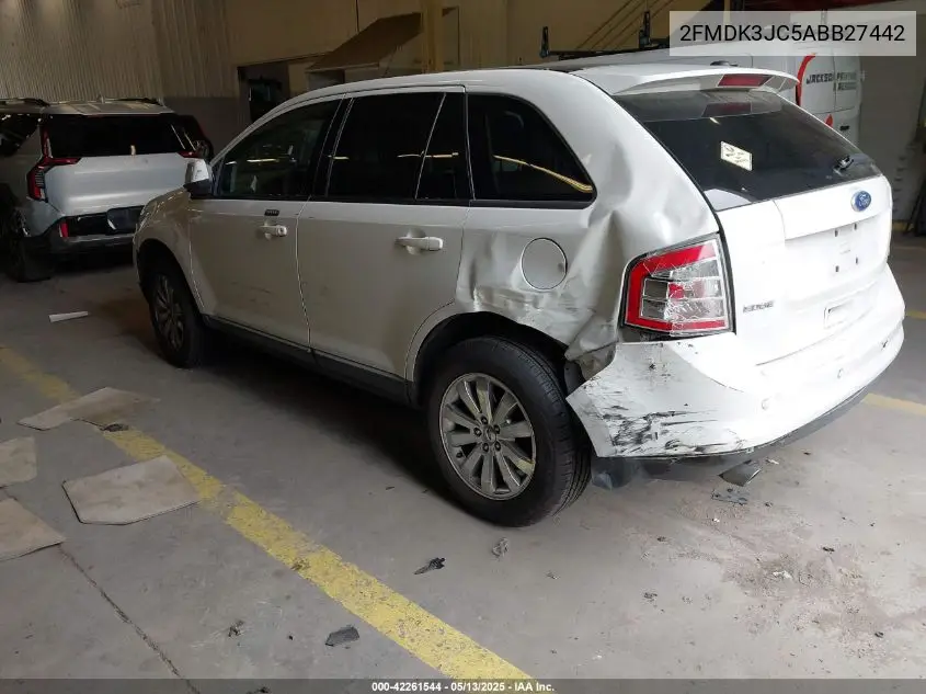 2010 Ford Edge Sel VIN: 2FMDK3JC5ABB27442 Lot: 42261544