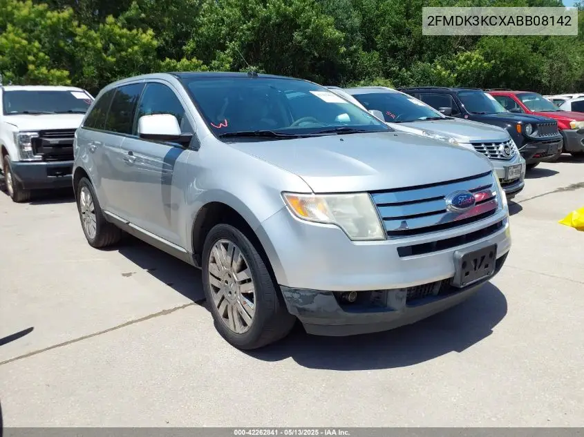 2010 Ford Edge Limited VIN: 2FMDK3KCXABB08142 Lot: 42262841