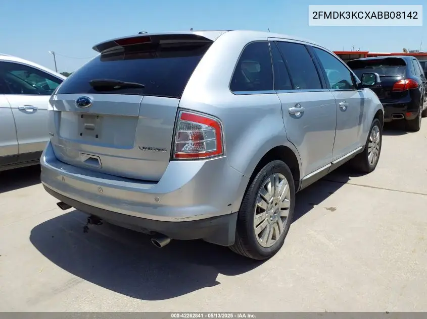2010 Ford Edge Limited VIN: 2FMDK3KCXABB08142 Lot: 42262841