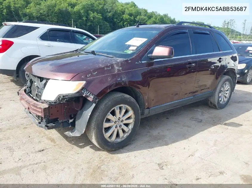 2FMDK4KC5ABB53687 2010 Ford Edge Limited