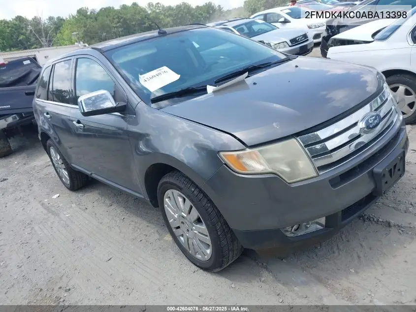 2010 Ford Edge Limited VIN: 2FMDK4KC0ABA13398 Lot: 42604076