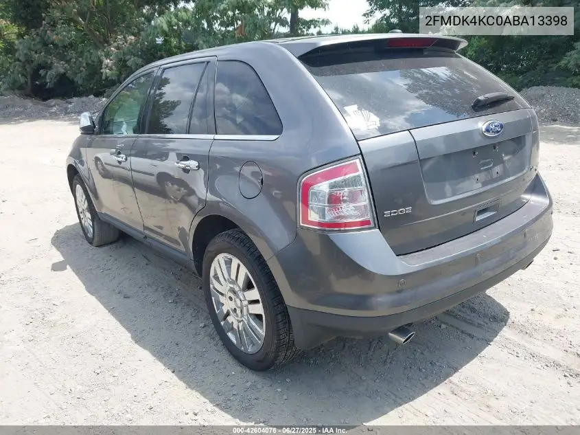 2010 Ford Edge Limited VIN: 2FMDK4KC0ABA13398 Lot: 42604076