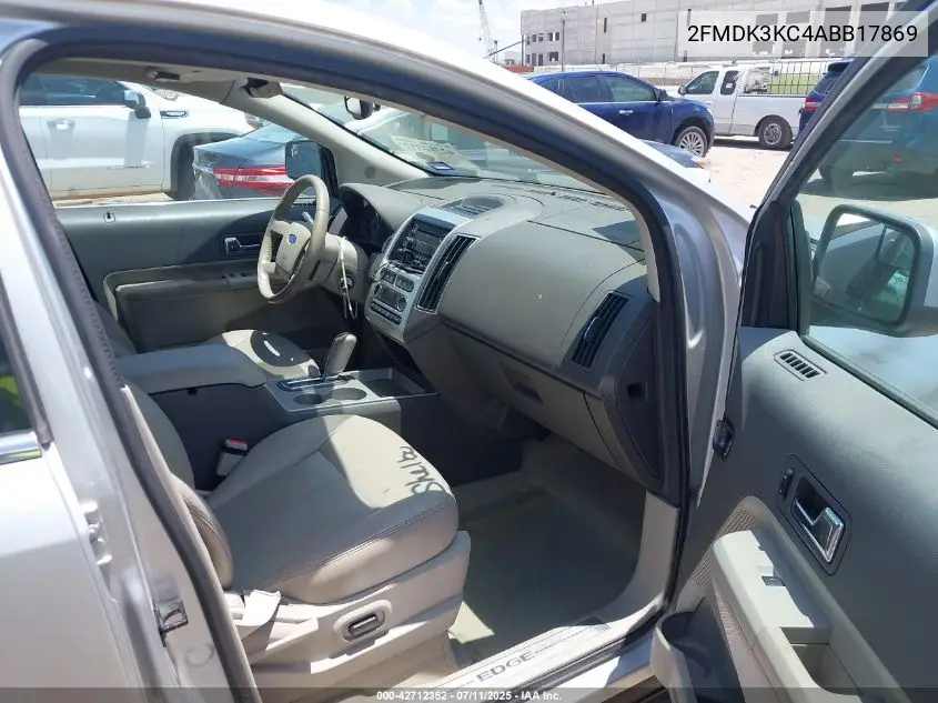 2010 Ford Edge Limited VIN: 2FMDK3KC4ABB17869 Lot: 42712352