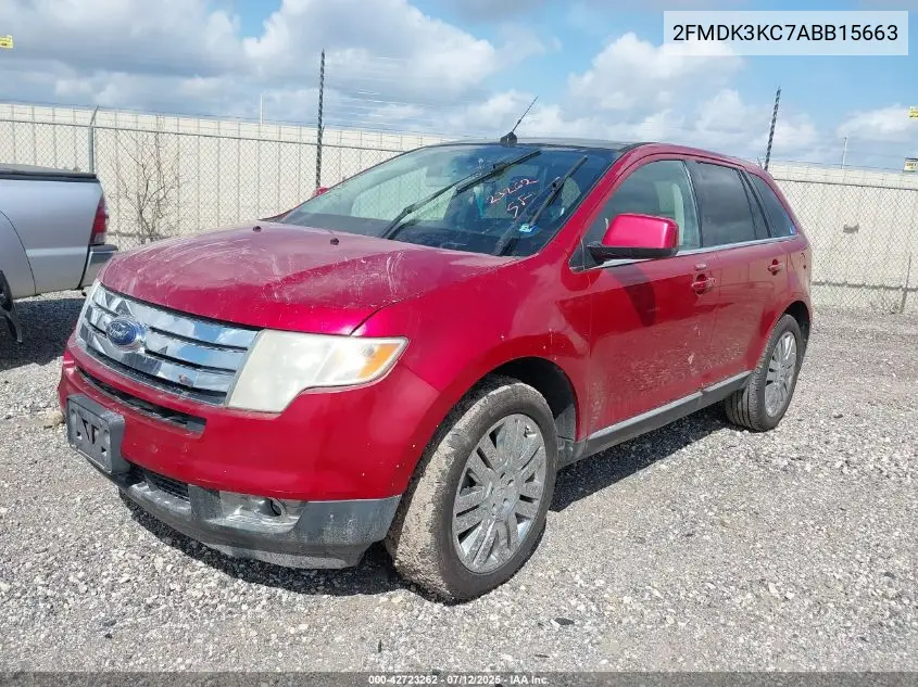 2010 Ford Edge Limited VIN: 2FMDK3KC7ABB15663 Lot: 42723262
