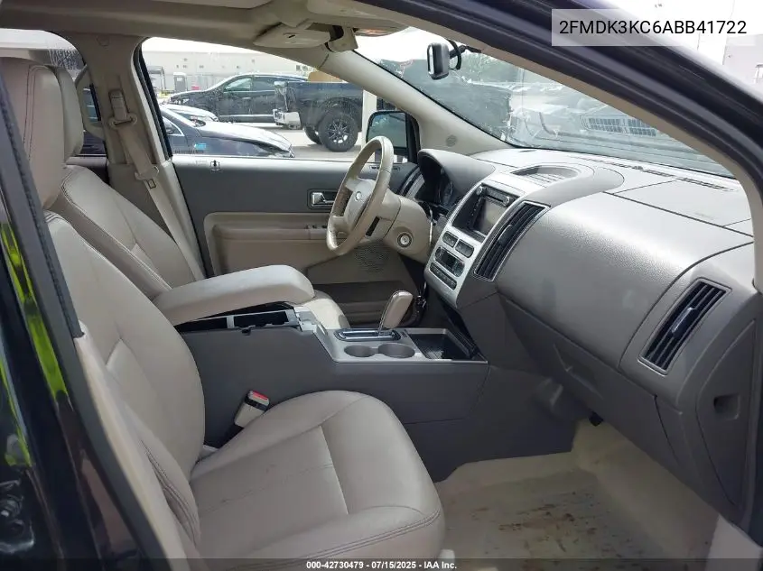 2010 Ford Edge Limited VIN: 2FMDK3KC6ABB41722 Lot: 42730479