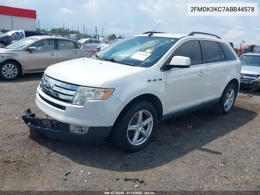 2010 Ford Edge Limited VIN: 2FMDK3KC7ABB44578 Lot: 42752258