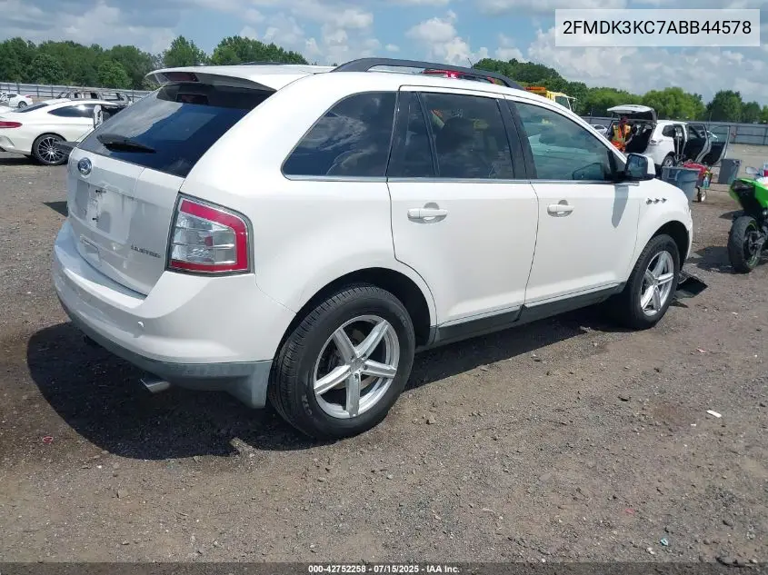 2010 Ford Edge Limited VIN: 2FMDK3KC7ABB44578 Lot: 42752258