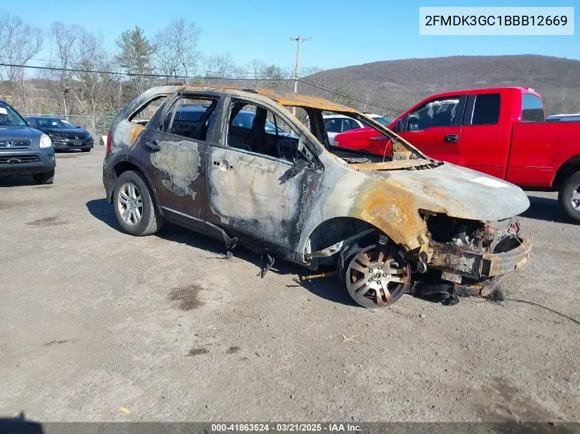 2011 Ford Edge Se VIN: 2FMDK3GC1BBB12669 Lot: 41863524