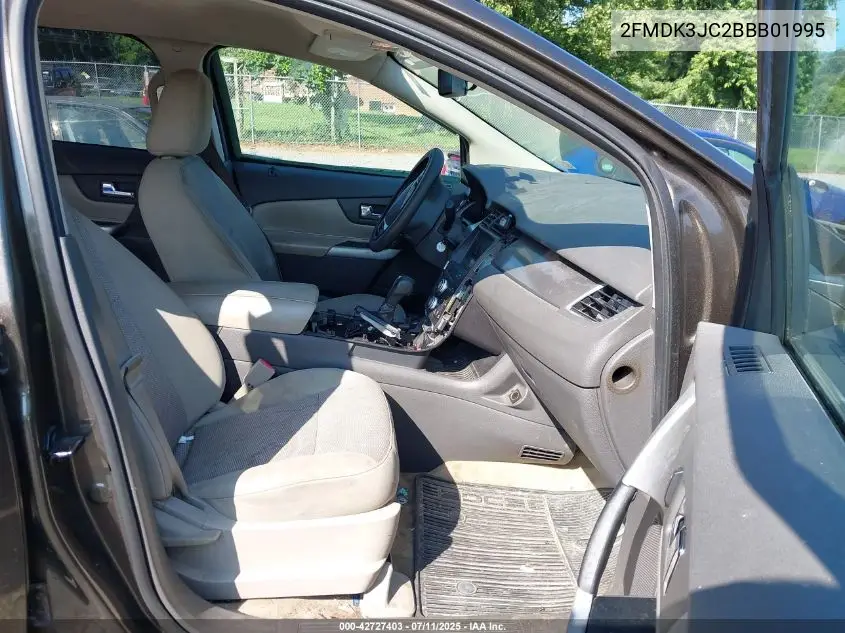 2011 Ford Edge Sel VIN: 2FMDK3JC2BBB01995 Lot: 42727403