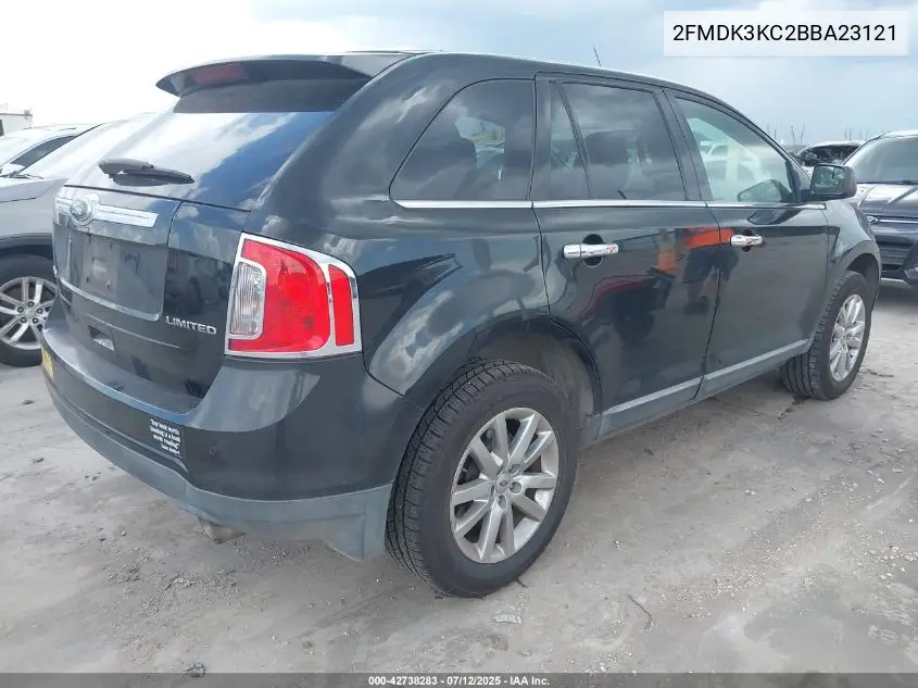 2011 Ford Edge Limited VIN: 2FMDK3KC2BBA23121 Lot: 42738283
