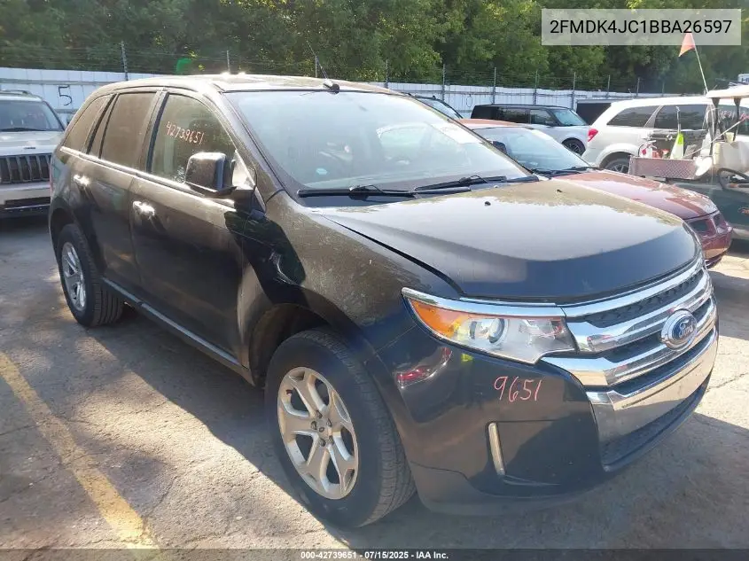 2011 Ford Edge Sel VIN: 2FMDK4JC1BBA26597 Lot: 42739651