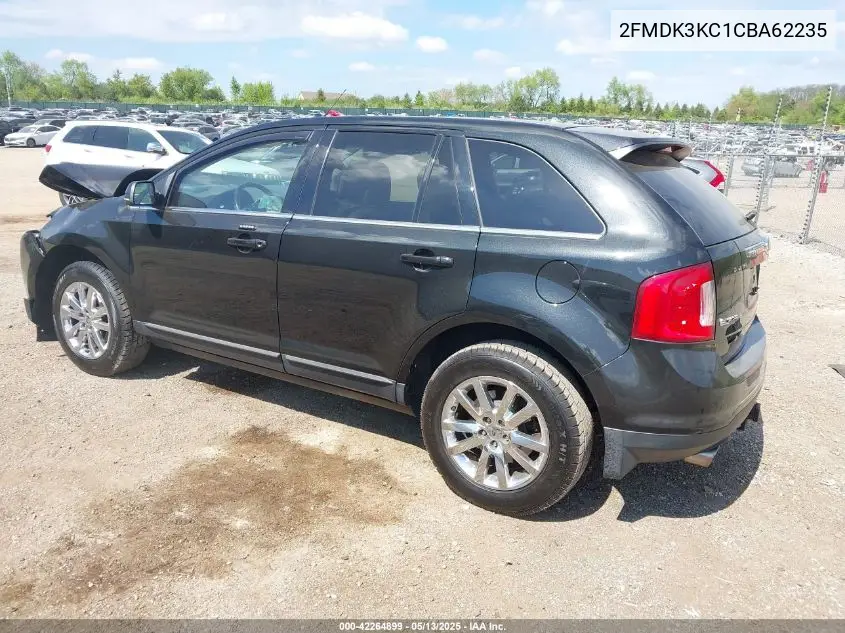 2012 Ford Edge Limited VIN: 2FMDK3KC1CBA62235 Lot: 42264899