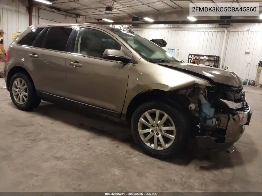 2012 Ford Edge Limited VIN: 2FMDK3KC5CBA45860 Lot: 42605791