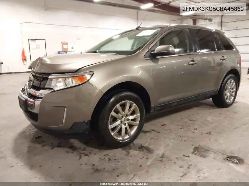 2012 Ford Edge Limited VIN: 2FMDK3KC5CBA45860 Lot: 42605791