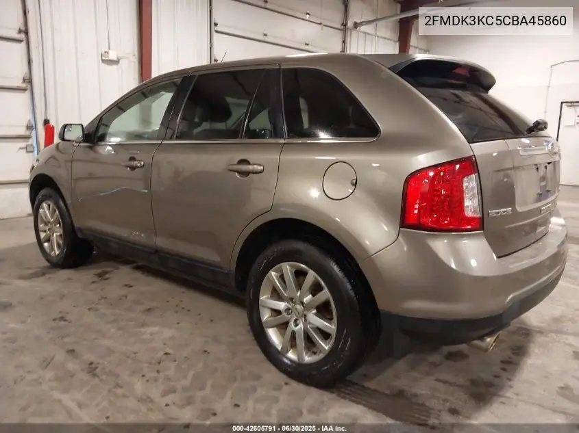 2012 Ford Edge Limited VIN: 2FMDK3KC5CBA45860 Lot: 42605791