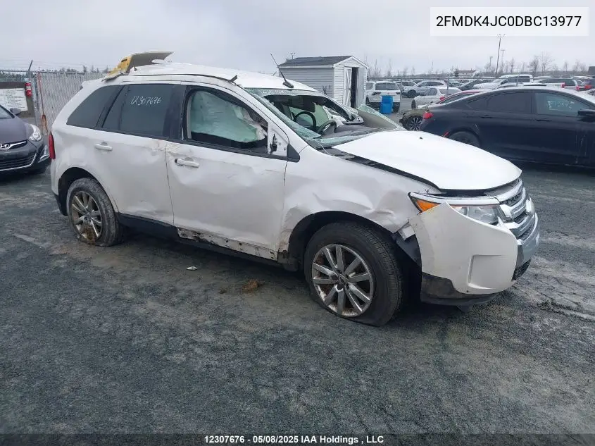 2013 Ford Edge Sel VIN: 2FMDK4JC0DBC13977 Lot: 12307676