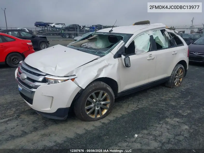 2013 Ford Edge Sel VIN: 2FMDK4JC0DBC13977 Lot: 12307676