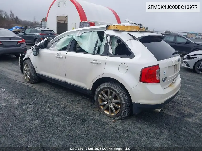 2013 Ford Edge Sel VIN: 2FMDK4JC0DBC13977 Lot: 12307676