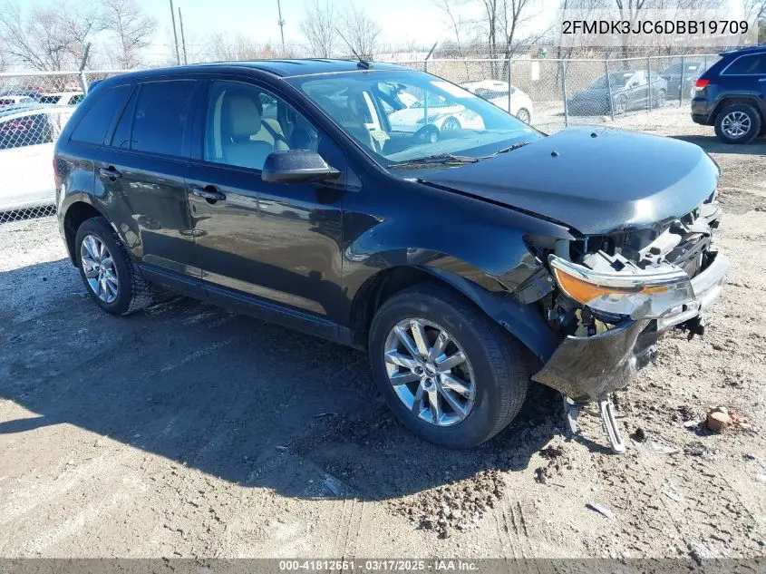 2013 Ford Edge Sel VIN: 2FMDK3JC6DBB19709 Lot: 41812661