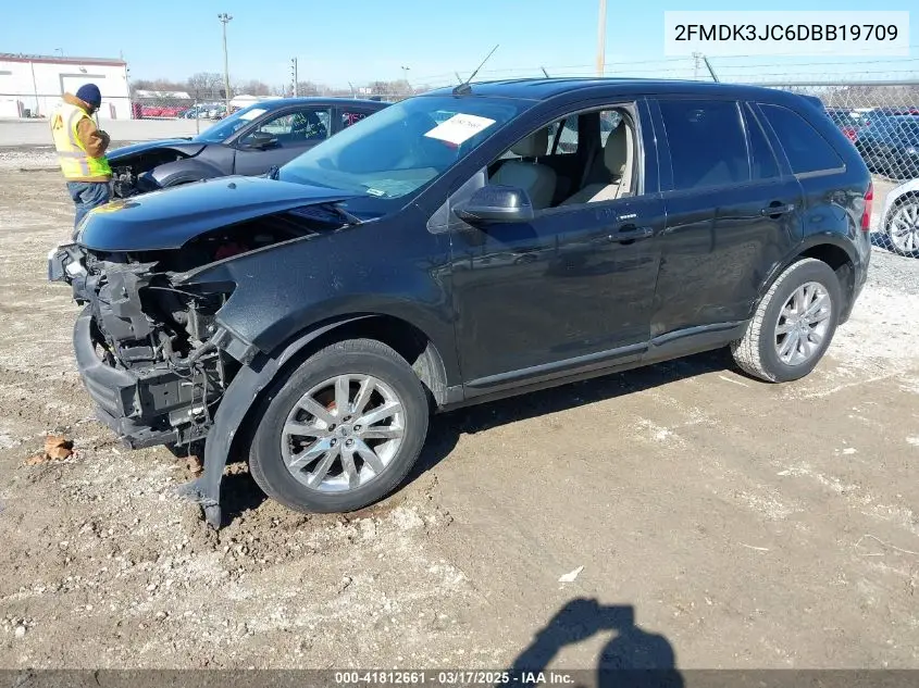 2013 Ford Edge Sel VIN: 2FMDK3JC6DBB19709 Lot: 41812661