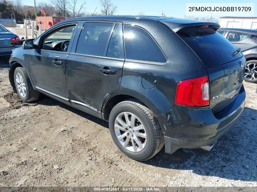 2013 Ford Edge Sel VIN: 2FMDK3JC6DBB19709 Lot: 41812661