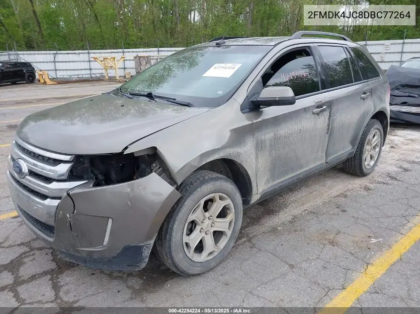 2013 Ford Edge Sel VIN: 2FMDK4JC8DBC77264 Lot: 42254224