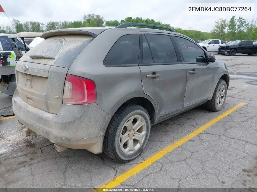 2013 Ford Edge Sel VIN: 2FMDK4JC8DBC77264 Lot: 42254224