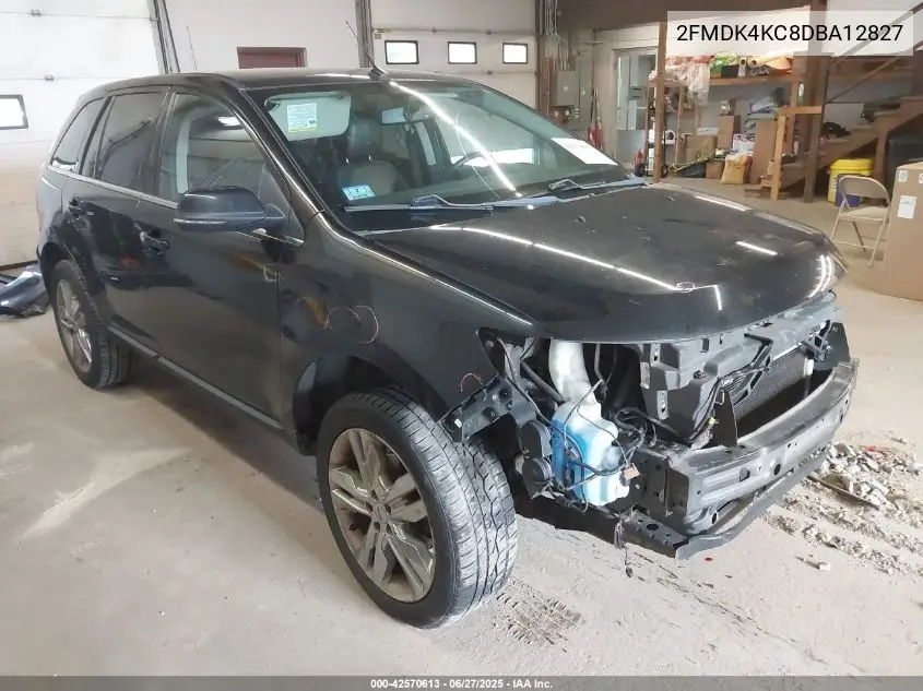 2013 Ford Edge Limited VIN: 2FMDK4KC8DBA12827 Lot: 42570613