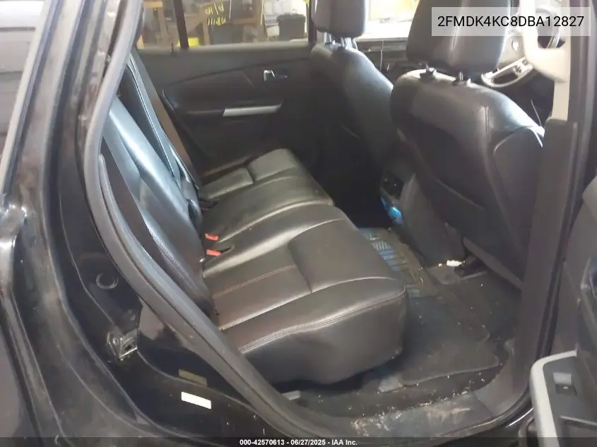 2013 Ford Edge Limited VIN: 2FMDK4KC8DBA12827 Lot: 42570613