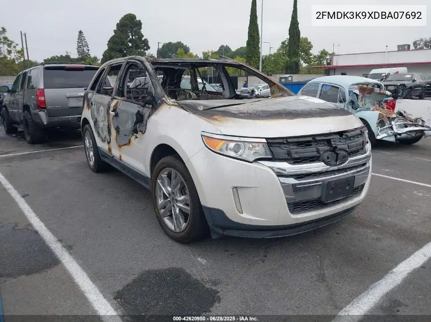2013 Ford Edge Limited VIN: 2FMDK3K9XDBA07692 Lot: 42620950